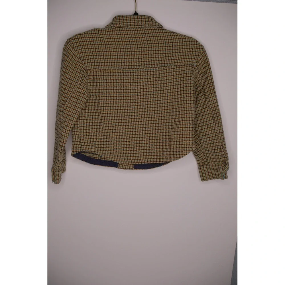 Zara Kids Plaid Button Front‎ Jacket Size 11-12 Years CM 152